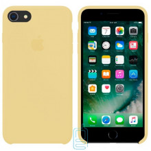 Чехол Silicone Case Apple iPhone 7, 8 бледно-желтый 51