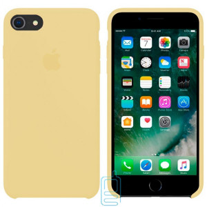 Чохол Silicone Case Apple iPhone 7, 8 блідо-жовтий 51