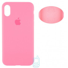 Чехол Silicone Cover Full Apple iPhone X , iPhone XS 5.8 розовый