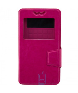 Универсальный чехол-книжка Case слайдер 3.5″ розовый