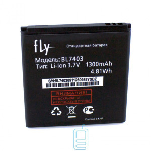 Аккумулятор Fly BL7403 1300 mAh для IQ431 Glory AAA класс тех.пакет