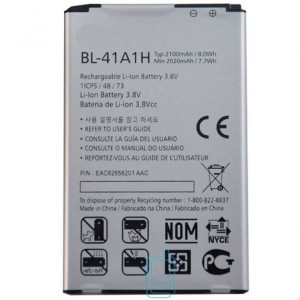 Аккумулятор LG BL-41A1H 2100 mAh для LS660 AAAA/Original тех.пакет
