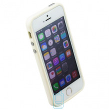 Чехол-бампер Apple iPhone 5 Bampers белый