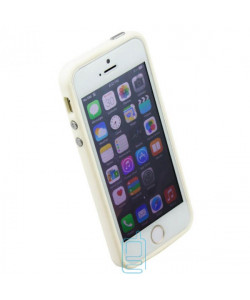 Чохол-бампер Apple iPhone 5 Bampers білий