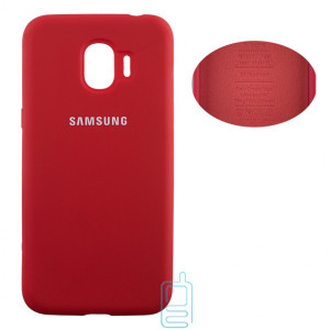 Чехол Silicone Cover Full Samsung J2 2018 J250, J2 Pro 2018 красный