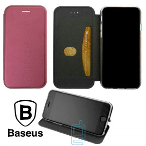 Чехол-книжка Baseus Premium Edge Xiaomi Mi A3 Lite, Mi CC9, Mi 9 Lite бордовый