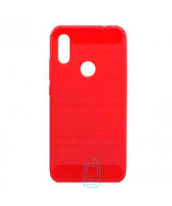 Чехол силиконовый Polished Carbon Xiaomi Redmi 7 красный