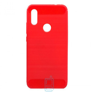 Чохол силіконовий Polished Carbon Xiaomi Redmi 7 червоний