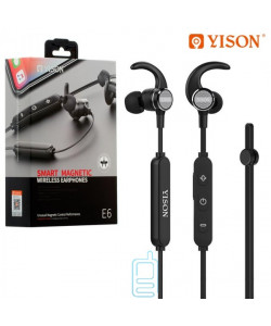 Bluetooth навушники з мікрофоном Yison E6 чорні