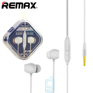 Наушники с микрофоном Remax RM-550 белые