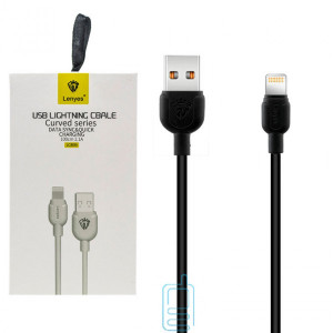 USB кабель Lenyes LC808i Apple Lightning 1m черный