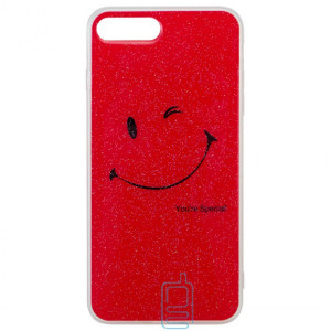 Чохол силіконовий Glue Case Smile shine iPhone 7 Plus, 8 Plus червоний