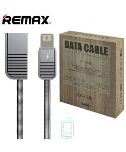 USB Кабель Remax Linyo RC-088i Lightning сріблястий