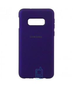 Чохол Silicone Case Full Samsung S10E G970 фіолетовий