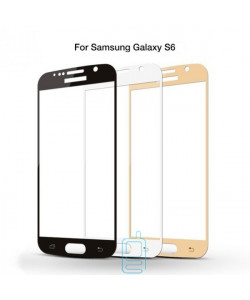 Защитное стекло Full Screen Samsung S6 G920 white тех.пакет