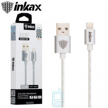 USB кабель inkax CK-64 Lightning сріблястий