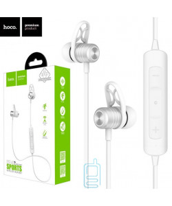 Bluetooth наушники с микрофоном Hoco ES14 Plus бело-серебристые