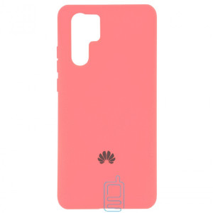 Чохол Silicone Case Full Huawei P30 Pro рожевий