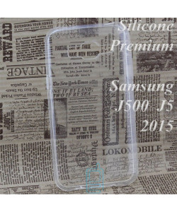 Чехол силиконовый Premium Samsung J5 2015 J500 прозрачный