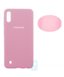 Чохол Silicone Cover Full Samsung M10 2019 M105 рожевий