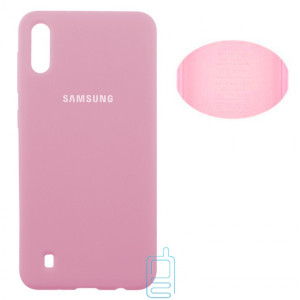 Чехол Silicone Cover Full Samsung M10 2019 M105 розовый