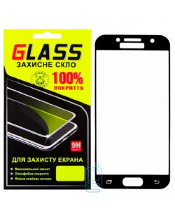 Защитное стекло Full Screen Samsung A3 2017 A320 black Glass