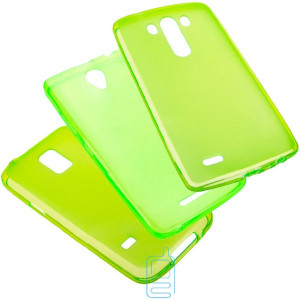 Чехол силиконовый цветной Lenovo A850 Plus зеленый