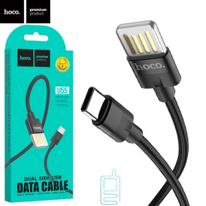 USB кабель Hoco U55 ″Outstanding″ Type-C 1.2m черный
