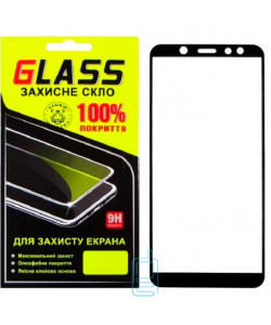 Защитное стекло Full Screen Samsung A6 2018 A600 black Glass