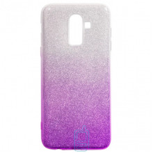 Чехол силиконовый Shine Samsung J8 2018 J810 градиент фиолетовый