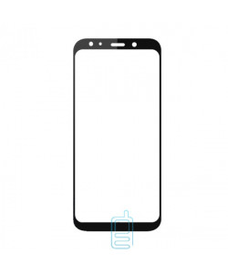 Защитное стекло Full Screen Samsung A7 2018 A750 black тех.пакет
