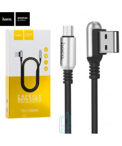 USB кабель Hoco U17 "Capsule" micro USB 1.2m чорний
