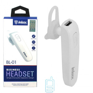 Bluetooth гарнітура inkax BL-01 біла