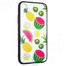 Чохол накладка Glass Case Apple iPhone XR Fruits