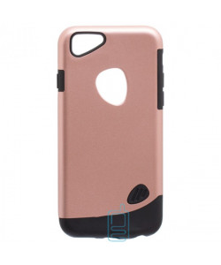 Чохол-накладка Motomo X4 Apple iPhone 6, 6S рожево-золотистий