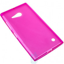 Чохол силіконовий кольоровий Nokia Lumia 730 рожевий