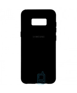 Чехол Silicone Case Full Samsung S8 Plus G955 черный