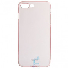 Чохол силіконовий Albizia з заглушкою Apple iPhone 7 Plus, 8 Plus рожевий