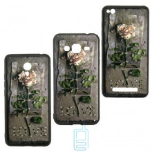 Чехол-накладка Flower Case Samsung J3 2017 J330 Love Rose