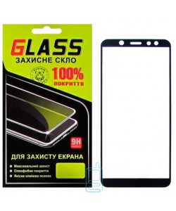 Защитное стекло Full Glue Samsung A6 2018 A600 black Glass