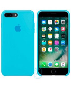 Чехол Silicone Case Apple iPhone 7 Plus, 8 Plus голубой 16