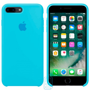 Чехол Silicone Case Apple iPhone 7 Plus, 8 Plus голубой 16