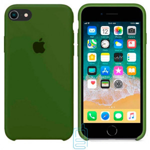Чохол Silicone Case Apple iPhone 5, 5S темно-зелений 45