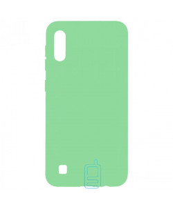 Чехол Silicone Cover Full Samsung A10 2019 A105 салатовый