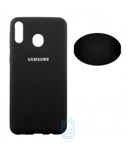 Чохол Silicone Cover Full Samsung M20 2019 M205 чорний