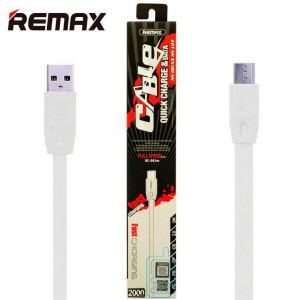 USB кабель Remax FullSpeed RC-001m micro USB 2m белый