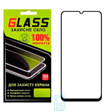 Защитное стекло Full Glue Samsung A70 2019 A705 black Glass