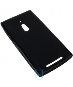 Чехол силиконовый цветной Nokia Lumia 830 черный