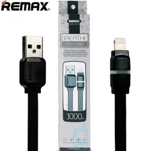 USB кабель Remax Breathe RC-029i lightning 1m чорний