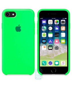 Чохол Silicone Case Apple iPhone 7, 8 яскраво-зелений 40